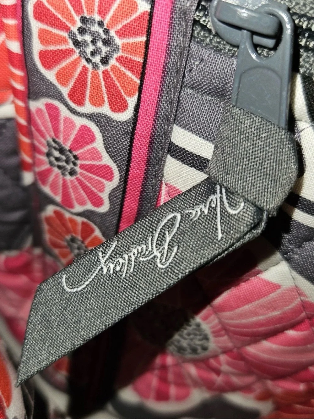 Vera Bradley Zinnia Floral Crossbody Bag in Pink and Red
